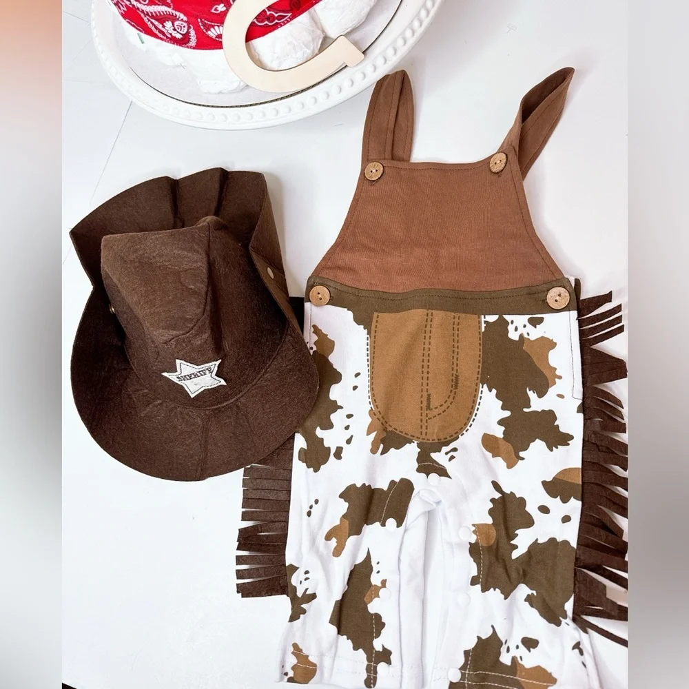 Cowboy Diaper Cake, Western Baby Shower Gift